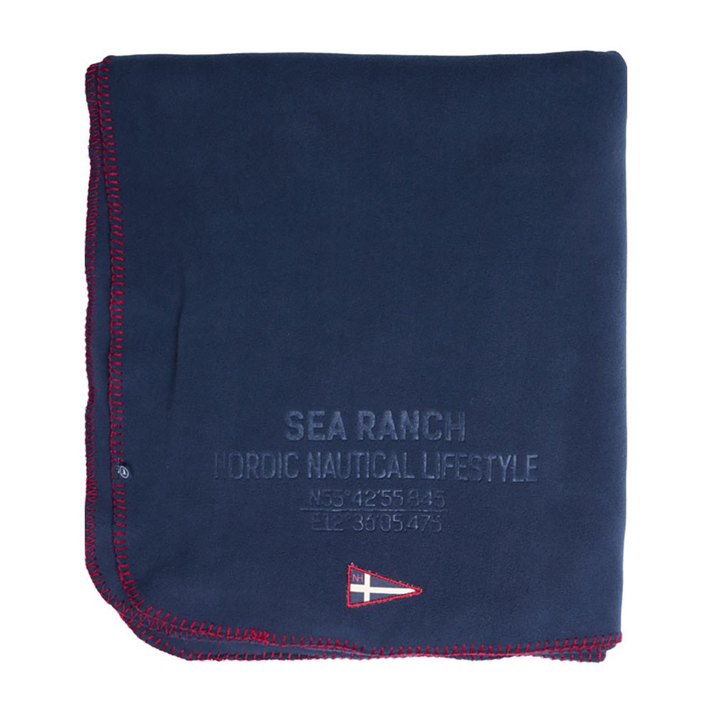 Sea Ranch Fleece Blanket Blau von Sea Ranch