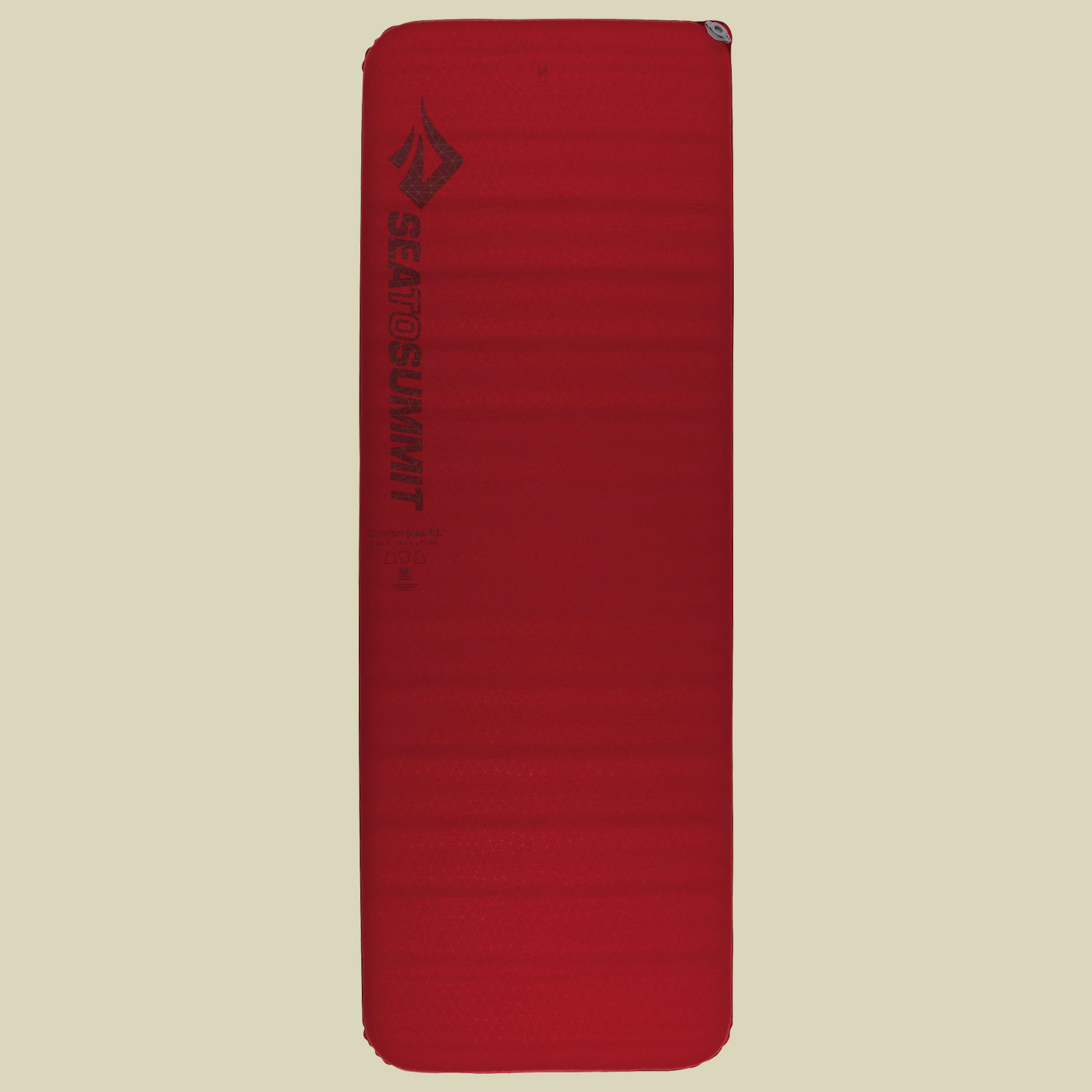 Comfort Plus S.I. Rectangular Liegefläche 183 x 64 cm (regular wide) Farbe crimson von Sea to Summit