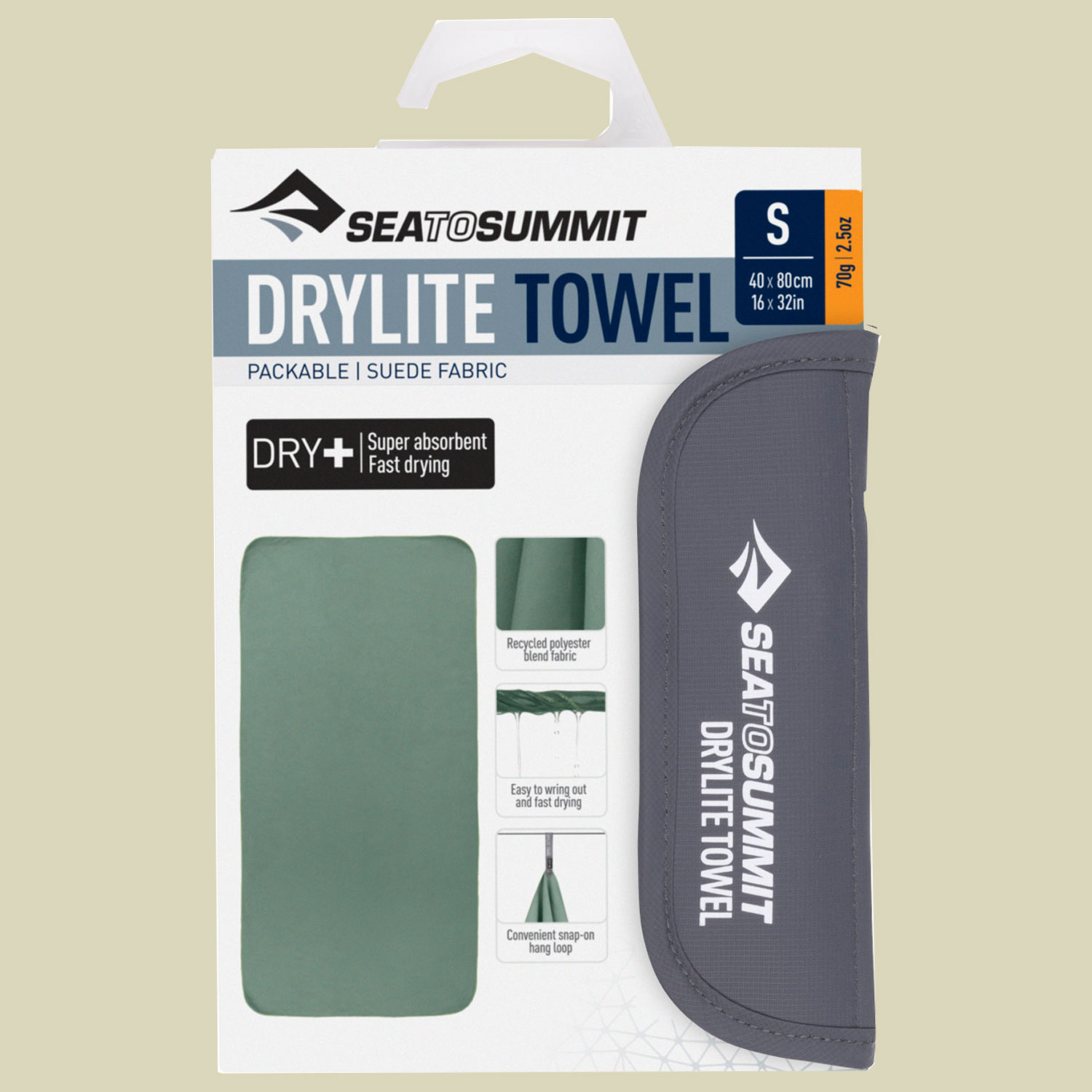Drylite Towel Größe S Farbe sage von Sea to Summit