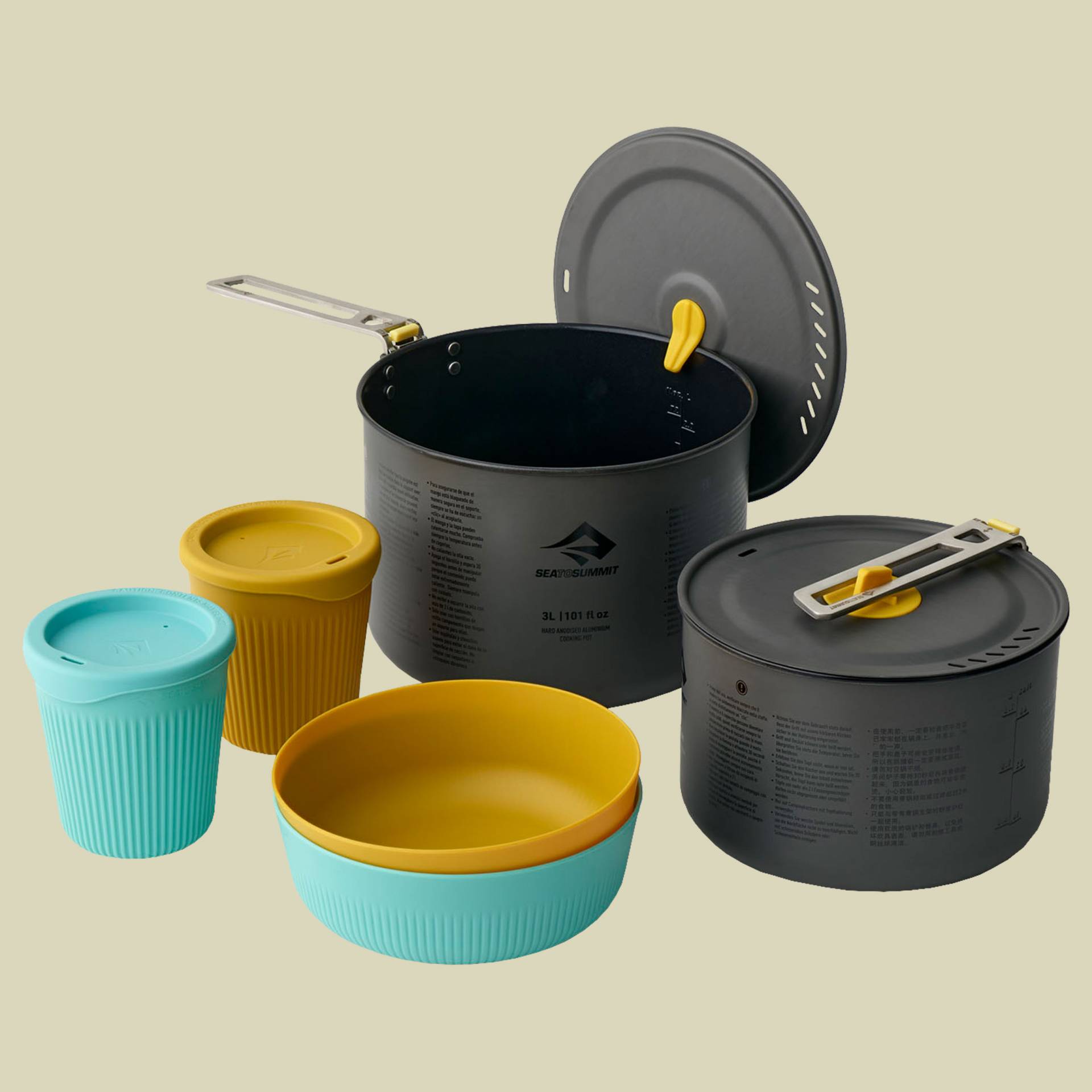 Frontier UL Two Pot Cook Set [2P] [6 Piece] 2 Personen von Sea to Summit