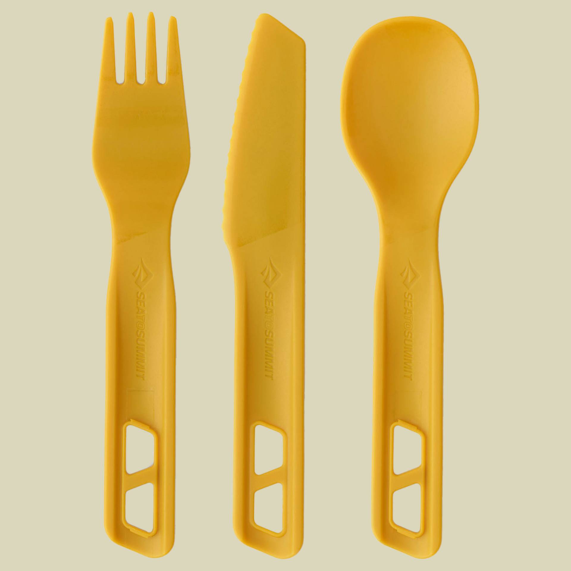 Passage Cutlery Set 3 piece one size gelb - yellow von Sea to Summit