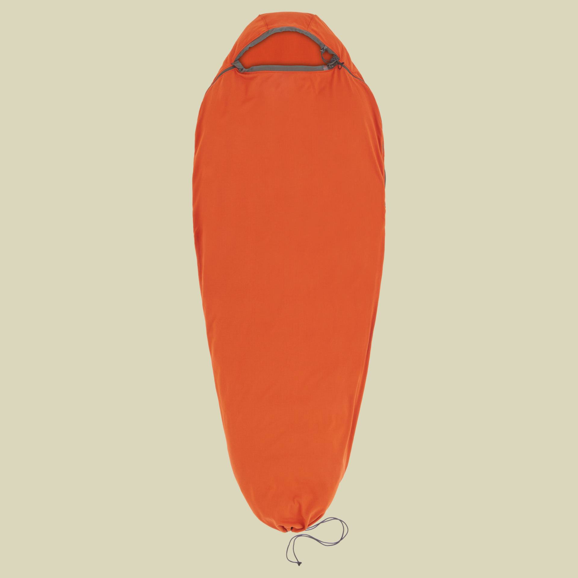 Reactor Fleece Sleeping Bag Liner - Mummy w/ Drawcord Compact rot - picante red von Sea to Summit