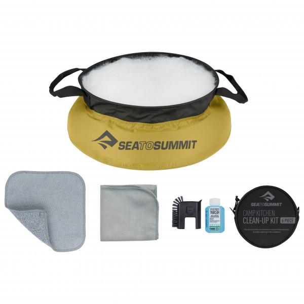 Sea to Summit - Camp Kitchen Clean-Up Kit Gr 6 Piece Set grau von Sea to Summit