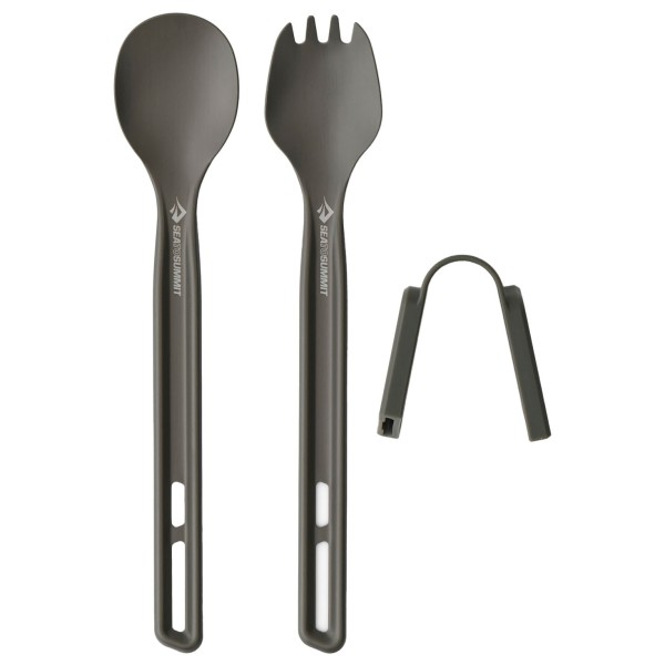 Sea to Summit - Frontier Ultralight Cutlery Set Long - Besteck-Set Gr Long Spoon + Long Spork grau von Sea to Summit