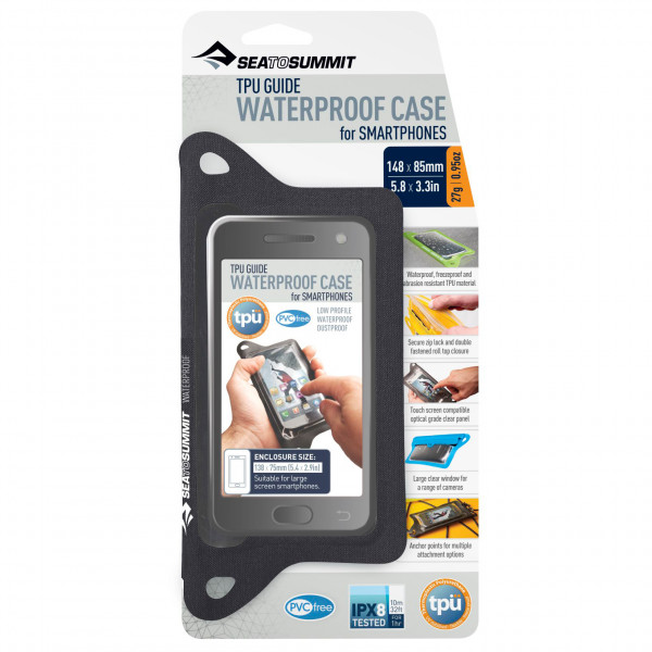 Sea to Summit - TPU Guide Waterproof Case for Smartphones - Schutzhülle Gr Regular;XL schwarz von Sea to Summit