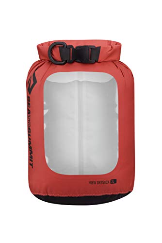 SEA TO SUMMIT View 70D Dry Sack-2 Liter Mountaineering, Mountaineering and Trekking, Adult Unisex, Red (Net), One Size von Sea to Summit