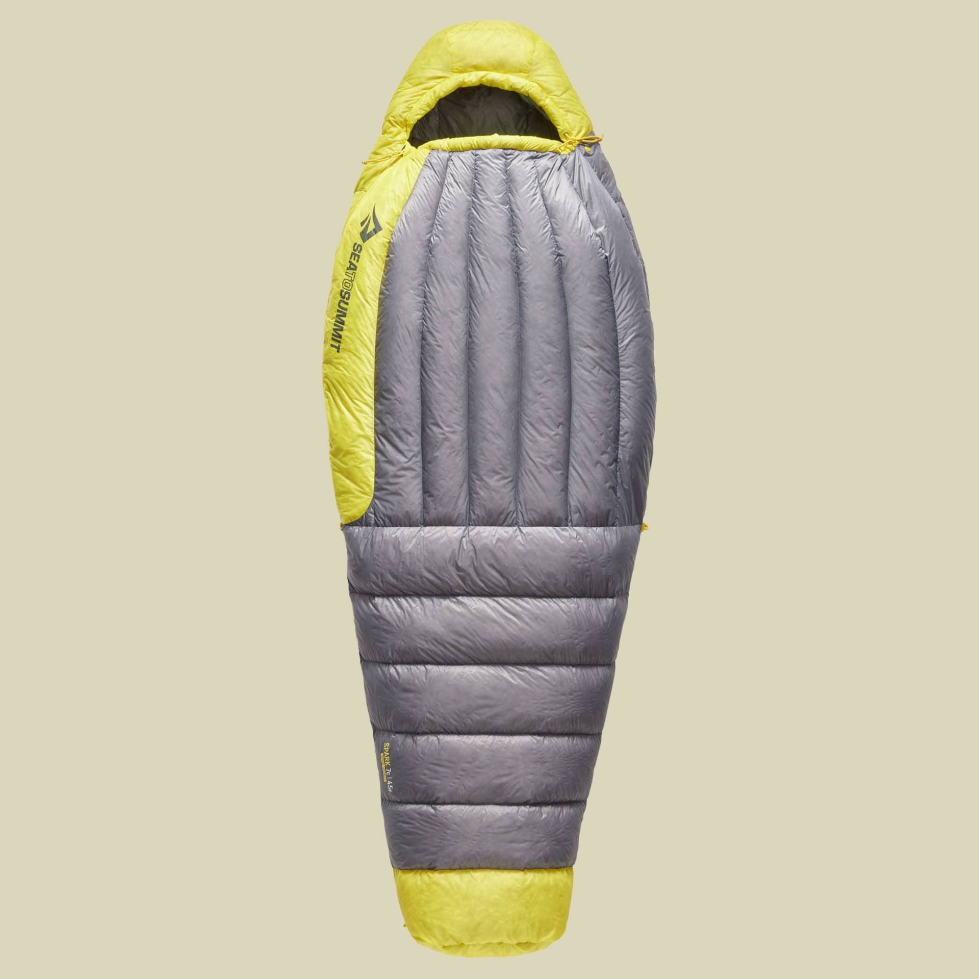 Spark Women´s 7C Down Sleeping Bag 185 cm - grau long pewter grey von Sea to Summit