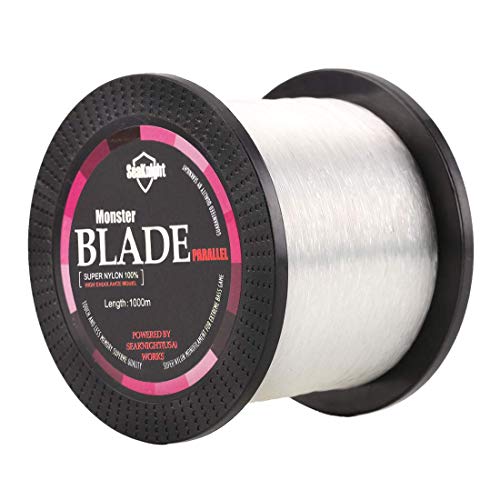 SeaKnight Blade Nylon Angelschnur Monofil Karpfen 500M/1000M Salzwasser Monofile Angelschnur Forelle 2-35LB Schwarz Weiß Blau Grün Gelb von Seaknight