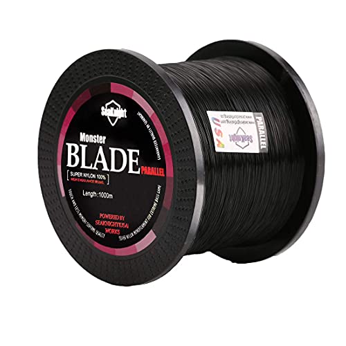 SeaKnight Blade Nylon Angelschnur Monofil Karpfen 500M/1000M Salzwasser Monofile Angelschnur Forelle 2-35LB Schwarz Weiß Blau Grün Gelb von Seaknight