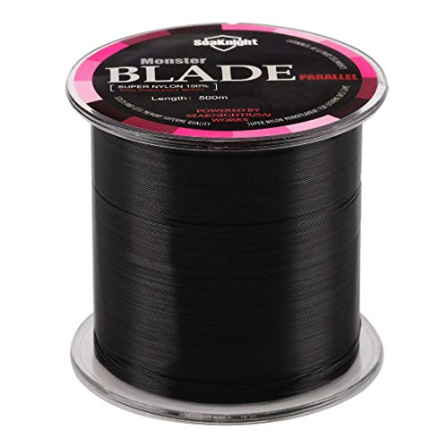 SeaKnight Blade Nylon Angelschnur Monofil Karpfen 500M/1000M Salzwasser Monofile Angelschnur Forelle 2-35LB Schwarz Weiß Blau Grün Gelb von Seaknight