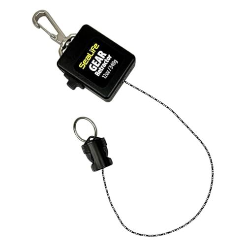 Sealife Unterwasser Karabiner-Rückholsystem in Groß (SL926) für SportDiver Smartphone Gehäuse und Kameras mit Unterwassergehäuse mit Einer Reissfestigkeit von ca. 36 kg von SeaLife