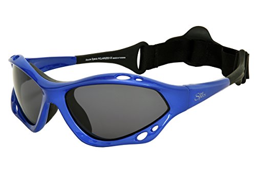 SeaSpecs Classic Extreme Sports Sonnenbrille, 100% UVA und UVB, (Blue Azure), Einheitsgröße von SeaSpecs