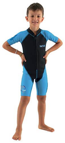 Seac Dolphin, Tauchanzug Shorty für Kinder aus 1,5 mm Neopren und Lycra geeignet für Schwimmen, Schnorcheln und Wasserspiele von Seac