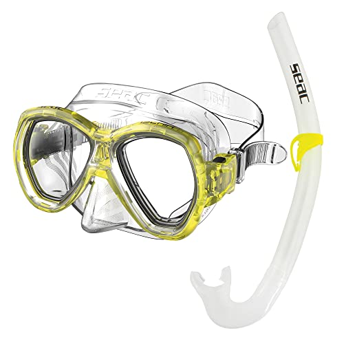 Seac Set Ischia, Schnorchelset für Erwachsene und Kinder, Snorkeling Set mit Taucherbrille und Schnorchel von Seac