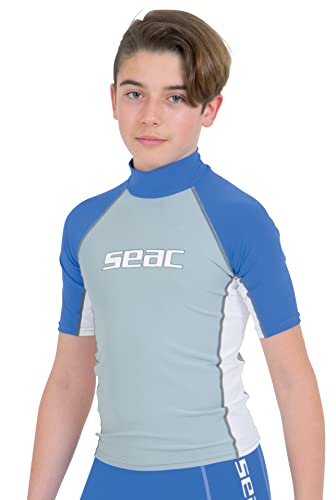Seac RAA Short Evo Kid Kurzarm-Rashguards für Kinder; Oberteil zum Schwimmen und Schnorcheln mit UV-Schutz von Seac