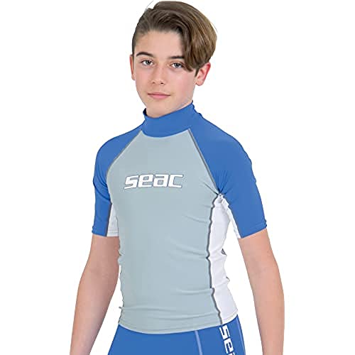 Seac Unisex Kinder Short Kid RAA Unterzieher Shirt, Blau (Blau/White), 10 Jahre EU von Seac