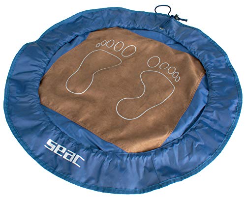 Seac Hygienische Fußmatte, Bodenmatte zum Schutz der Füße, blau, Standard von Seac