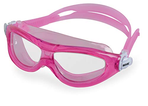 Seac Matt, Flexible Schwimmmasken-Brille für Kinder (3-6 Jahren), ideal für Schwimmbad und Freiwasser, rosa LT, Standard von Seac