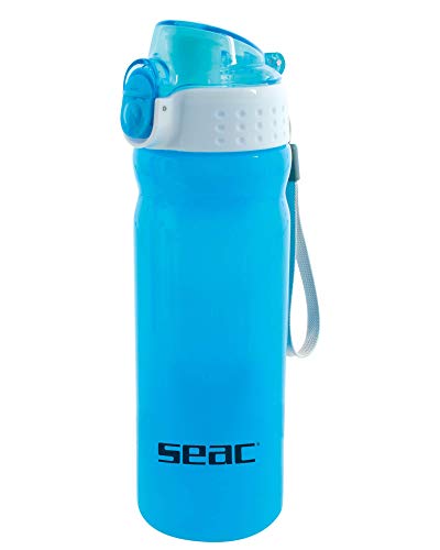 Seac Nativa Sportflasche Snap Cap, 550 ml Unisex Erwachsene, Hellblau von Seac