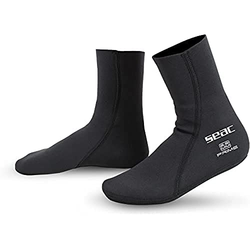 Seac Prime, 2 mm Neopren, nylongefütterte Tauchsocken von Seac