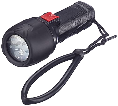 Seac Q5, Tauchlampe, leicht, leistungsstark, 3 LED, 700 Lumen, Technopolymer-Kunststoffgehäuse von Seac