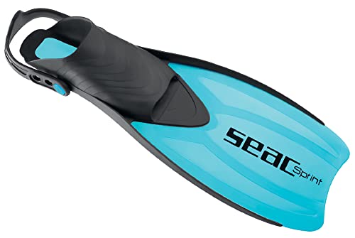 Seac Sprint, verstellbare Schnorchelflossen mit elastischem Band, für Herren, Damen und Kinder von Seac