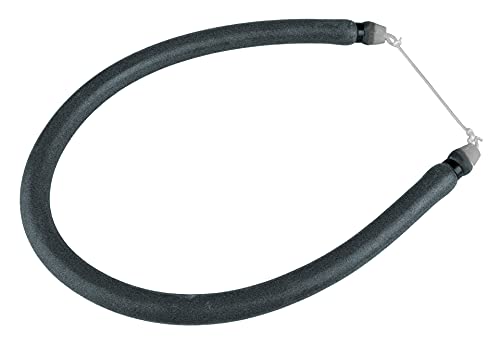 Seac Tripower runde Gummischlinge für das Speerfischen mit Dyneema Querlenker, Made in Italy, Schwarz, Ø14,5mm X 59cm von Seac