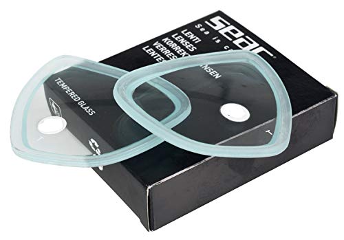 Seac Unisex-Adult Italia DX Optische Glaeser fuer Rechts, Korrekturlinse für Tauchermaske, durchsichtig, 1 von Seac