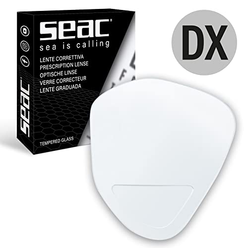 Seac Unisex-Adult Italia DX Optische Glaeser Fuer Rechts, Korrekturlinse für Tauchermaske, durchsichtig, 3 von Seac