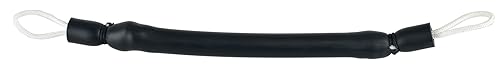 Seac Unisex-Adult Latex Bungee Leinenspannergummi mit doppelter Öse aus Dyneema-Leine, schwarz, Standard von Seac
