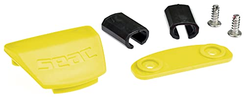 SEAC Unisex-Adult Assembly Kit Montagekit um zu befestigen das Flossenblatt an der Fußteil, gelb, Standard von Seac