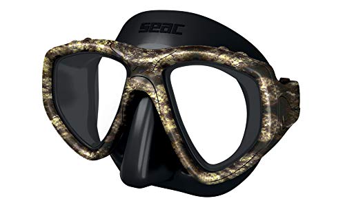 Seac One, Tauch- und Schnorchelmaske für Erwachsene, mit Maskenbox, professionelle Qualität, optische Gläser für kurzsichtige Taucher nachrüstbar von Seac