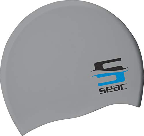 Seac Unisex – Erwachsene Silicone Silikonkappe zum Schwimmen im Pool, ideal für Männer und Frauen, schwarz, Einheitsgröße von Seac