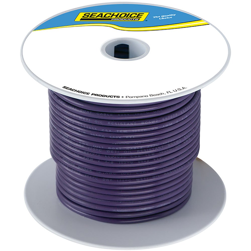 Seachoice 14 Awg Marine Wire Blau 30.5 m von Seachoice