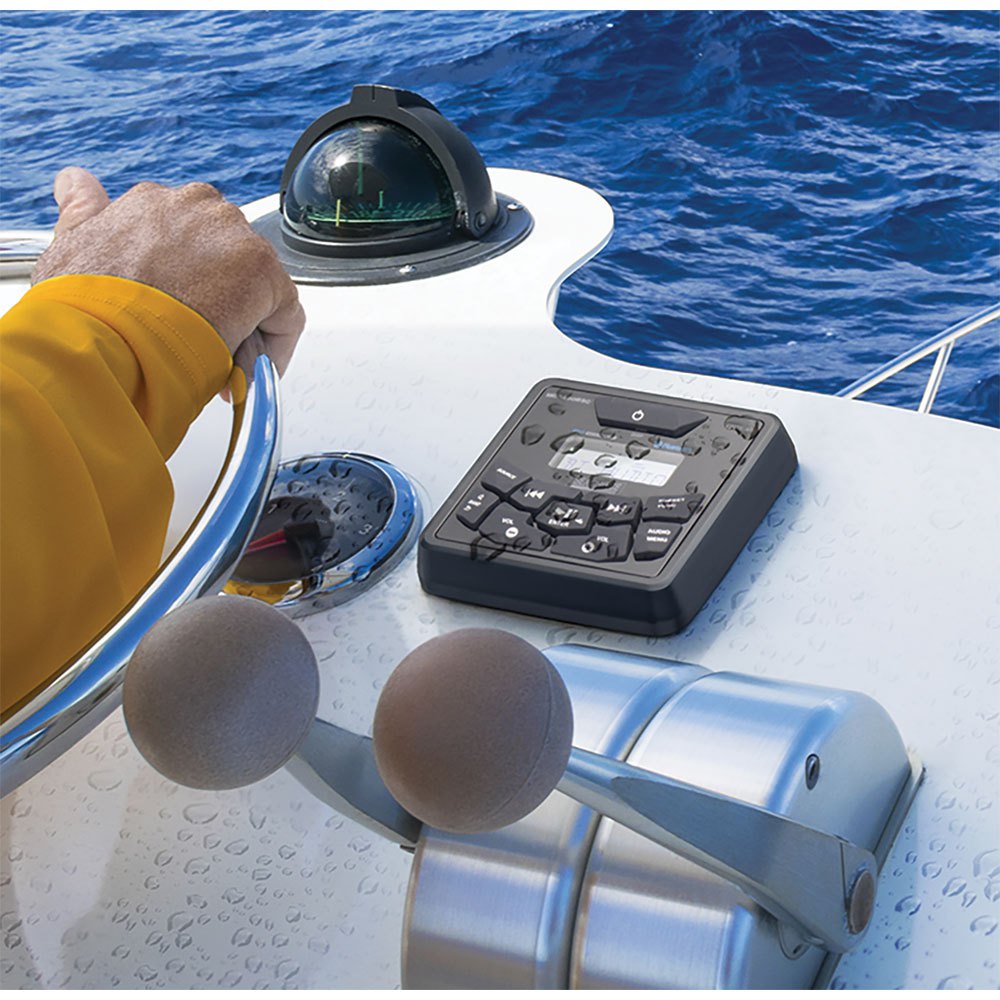 Seachoice Bluetooth In-dash Marine Gauge Stereo Square Schwarz von Seachoice