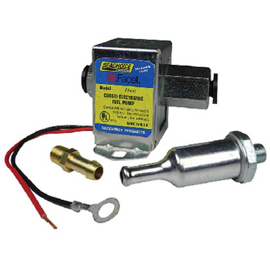 Seachoice Cube Electronic Fuel Pump Kit Schwarz 4.5-3 PSI von Seachoice