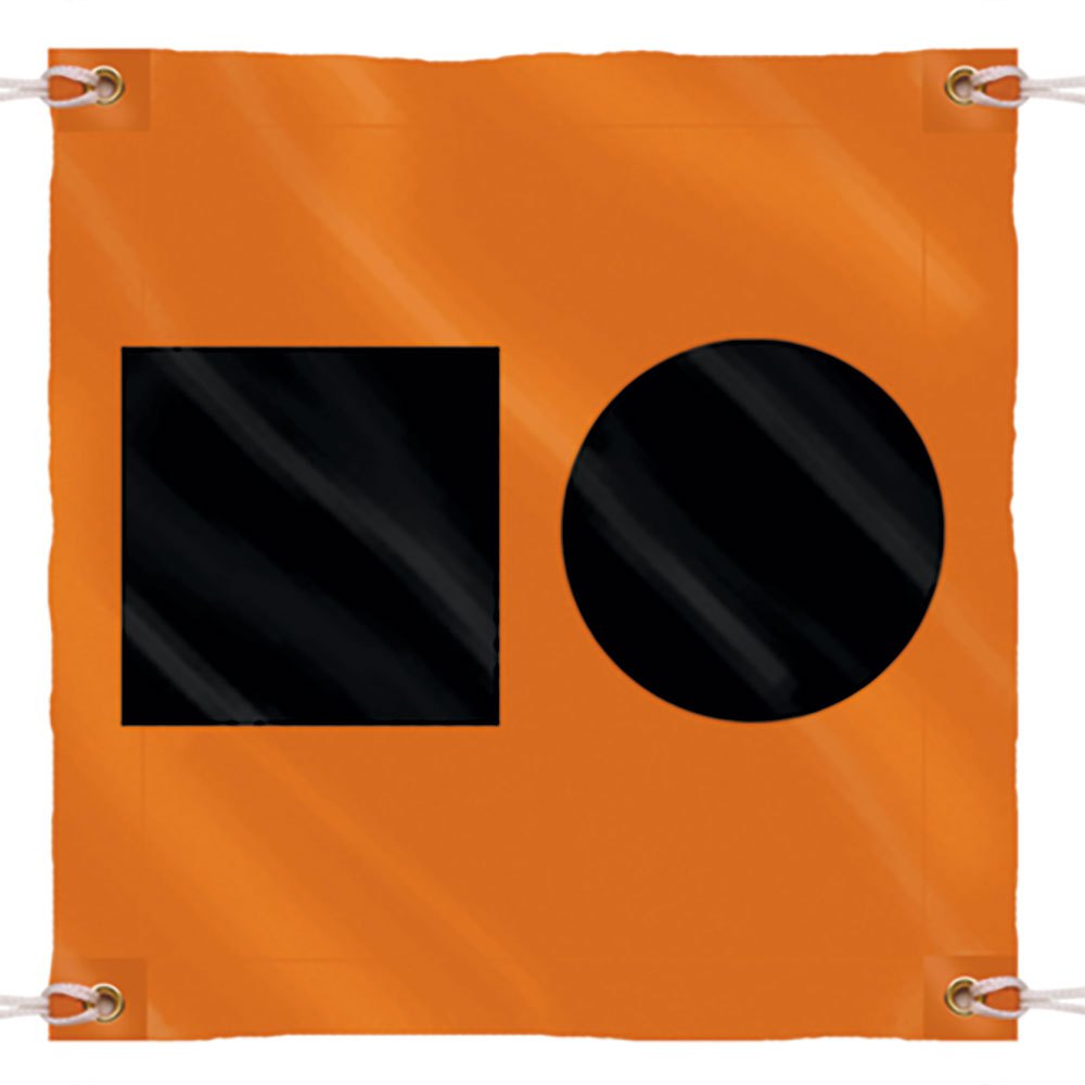 Seachoice Distress Flag Orange 0.9 m von Seachoice