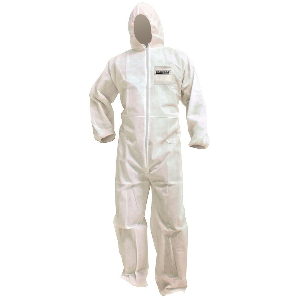 Seachoice Dlx Paint Suit With Hood Weiß 3XL Mann von Seachoice