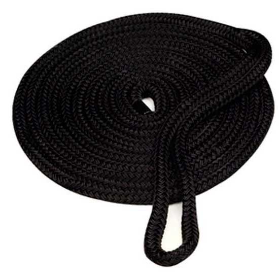 Seachoice 9 Mm Double Braided Nylon Rope Schwarz 4.5 m von Seachoice