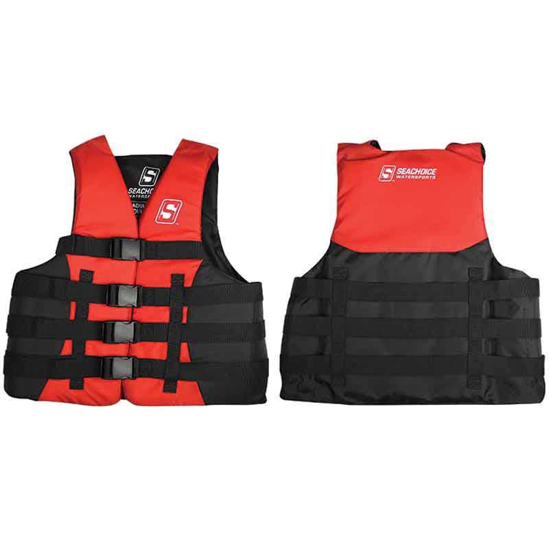 Seachoice Evoprene Multi Sport 102-112 Cm Lifejacket Rot >40 kg von Seachoice