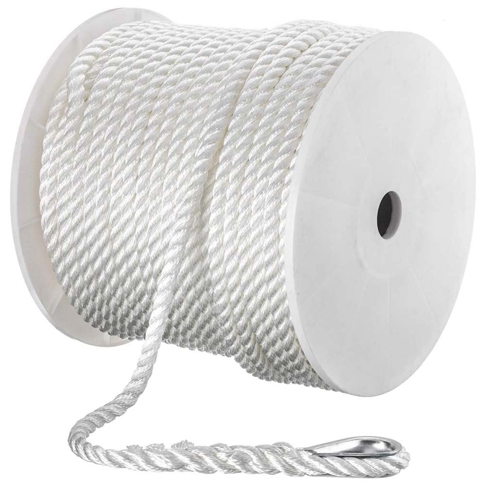 Seachoice Nylon Anchor Rope 76.2 M Weiß 1/2´´ von Seachoice