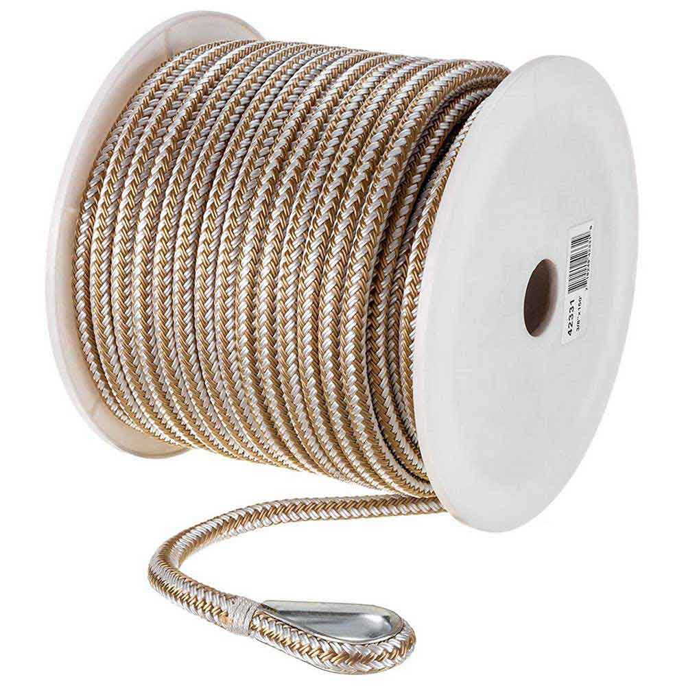 Seachoice Nylon Double Braid Anchor Rope 45.7 M Golden 1/2´´ von Seachoice