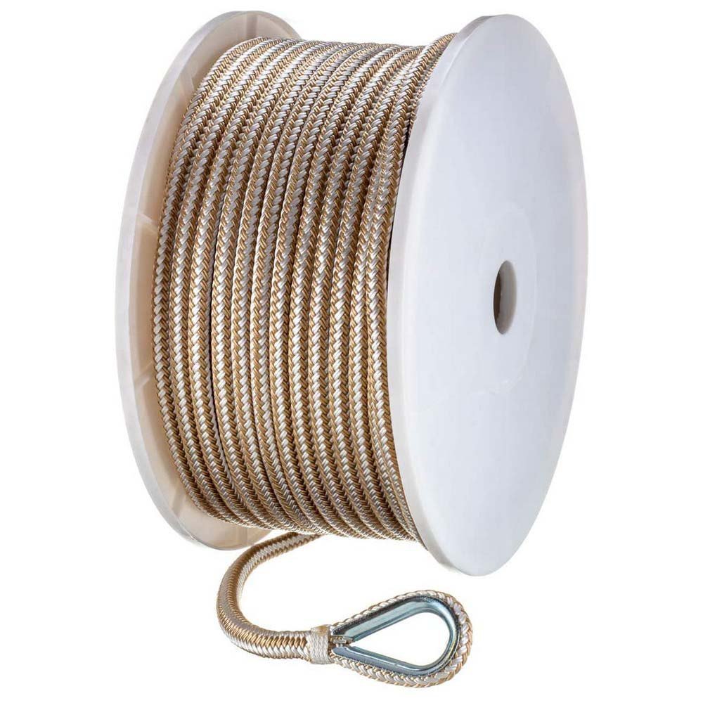 Seachoice Nylon Double Braid Anchor Rope 60.9 M Golden 1/2´´ von Seachoice