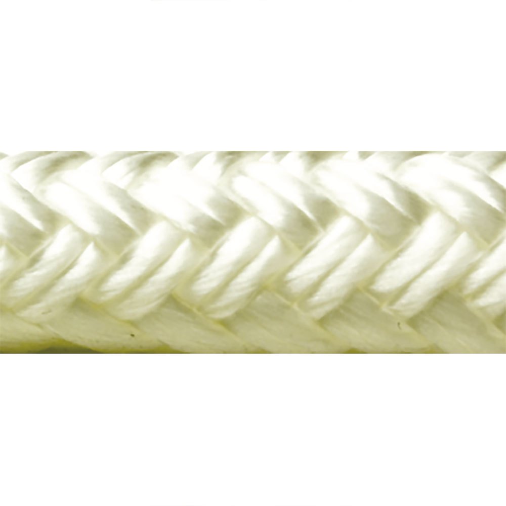 Seachoice Nylon Double Braid Rope 30.5 M Silber 9.5 mm von Seachoice