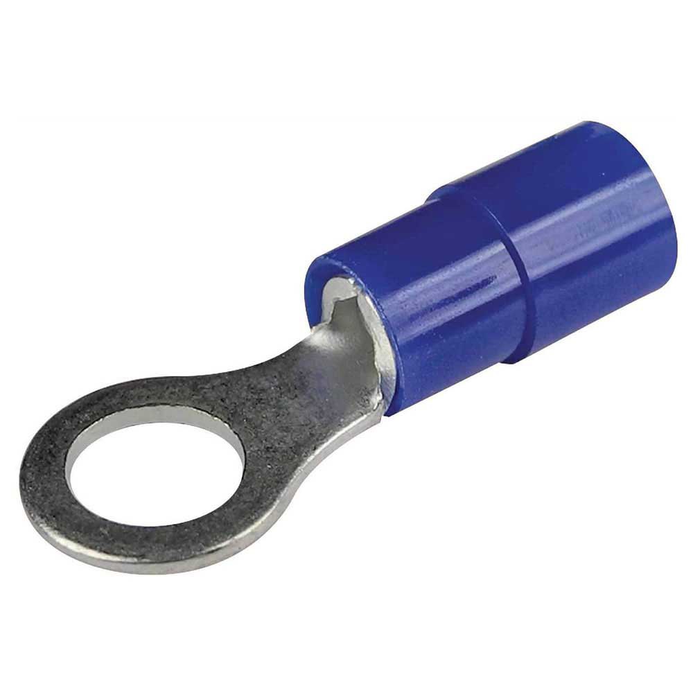 Seachoice Nylon Insulated Ring Terminal 16-14 Awg 100 Units Blau 1/4´´ von Seachoice