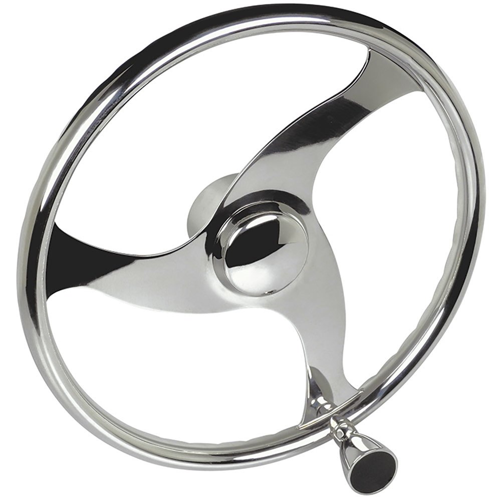 Seachoice Wheel With Touring Knob Silber 13 1/2´´ von Seachoice