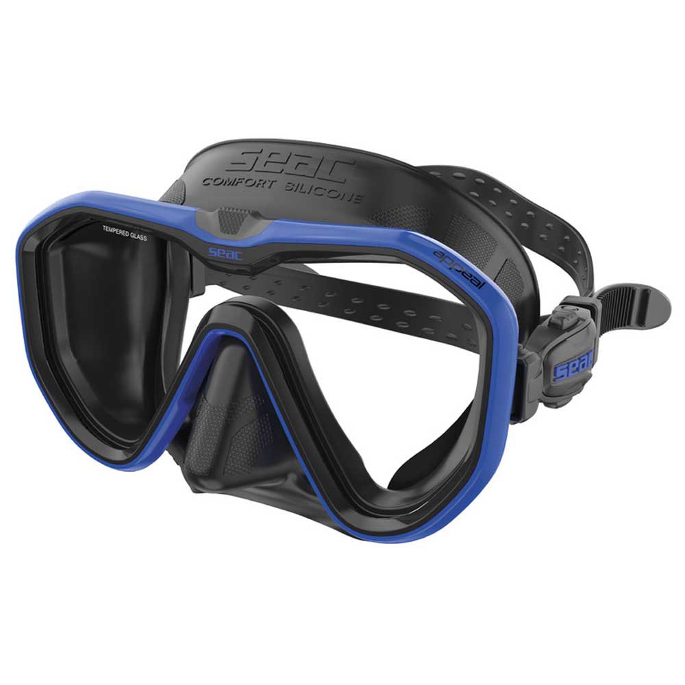 Seacsub Appeal A. Black Diving Mask Blau von Seacsub