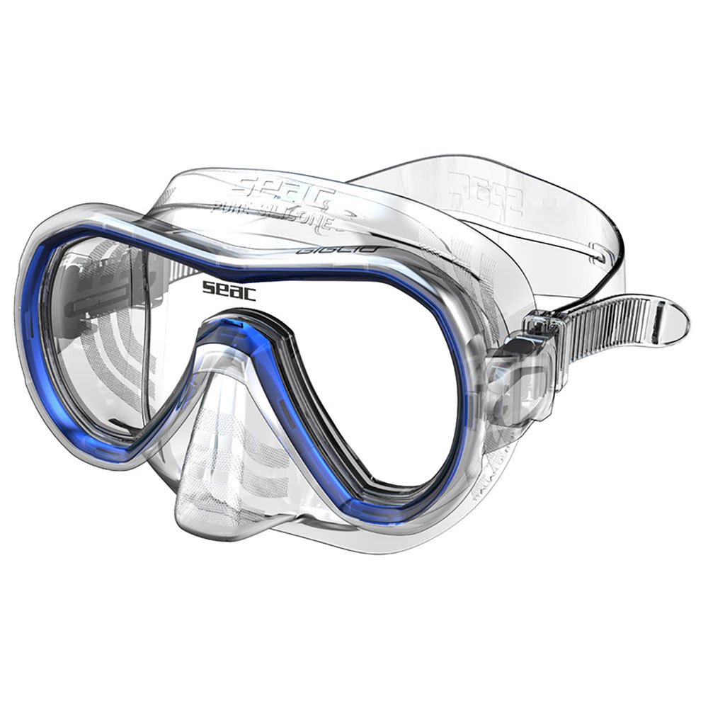 Seacsub Giglio Diving Mask Durchsichtig,Blau von Seacsub