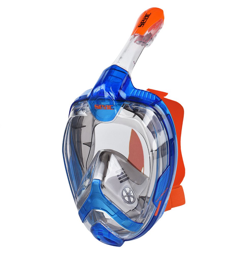 Seacsub Magica Snorkeling Mask Blau,Mehrfarbig L-XL von Seacsub