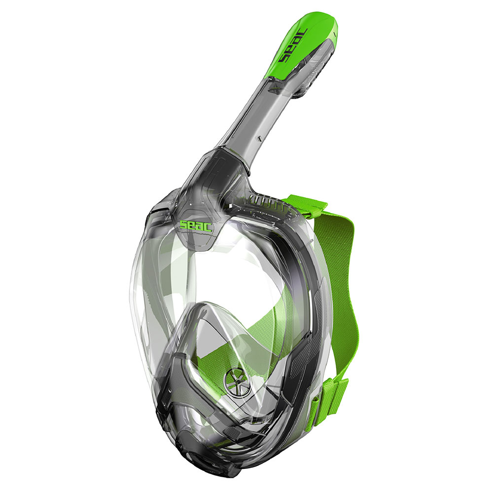 Seacsub Magica Snorkeling Mask Grün,Schwarz L-XL von Seacsub